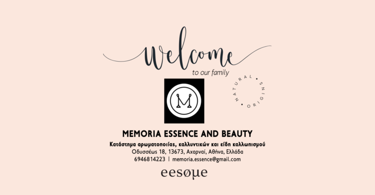 Welcome MEMORIA ESSENCE AND BEAUTY 